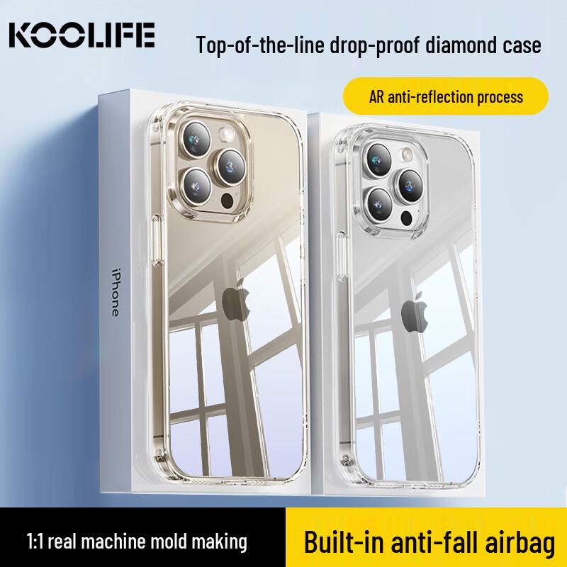 KOOLIFE Bayer Прозрачный Противоударный Чехол MagSafe для iPhone iPhone15Pro