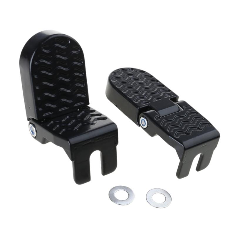 

Складные задние подножки-педали для велосипеда, нескользящие, подножка для электровелосипеда, складная педаль для заднего колеса велосипеда, простая в установке 10MM