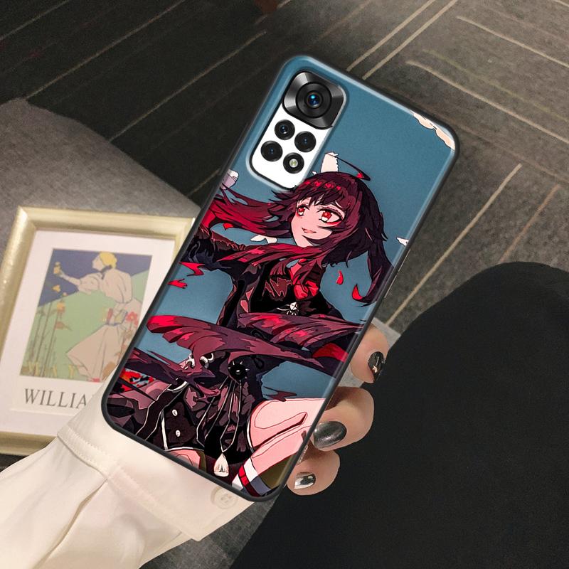 Genshin Impact Hu Tao Funda For Xiaomi Redmi Note 14 Pro 9 10 11 12 13 Pro 10S 11S 12S Redmi 13C 10C 12C 14C Case
