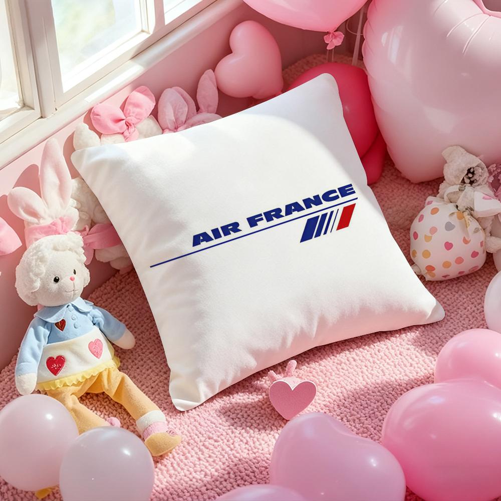 Air France Kissenbezug Musterbedruckter Kissenbezug für Wohnzimmer Sofakissenbezug & Schlafzimmerdekoration