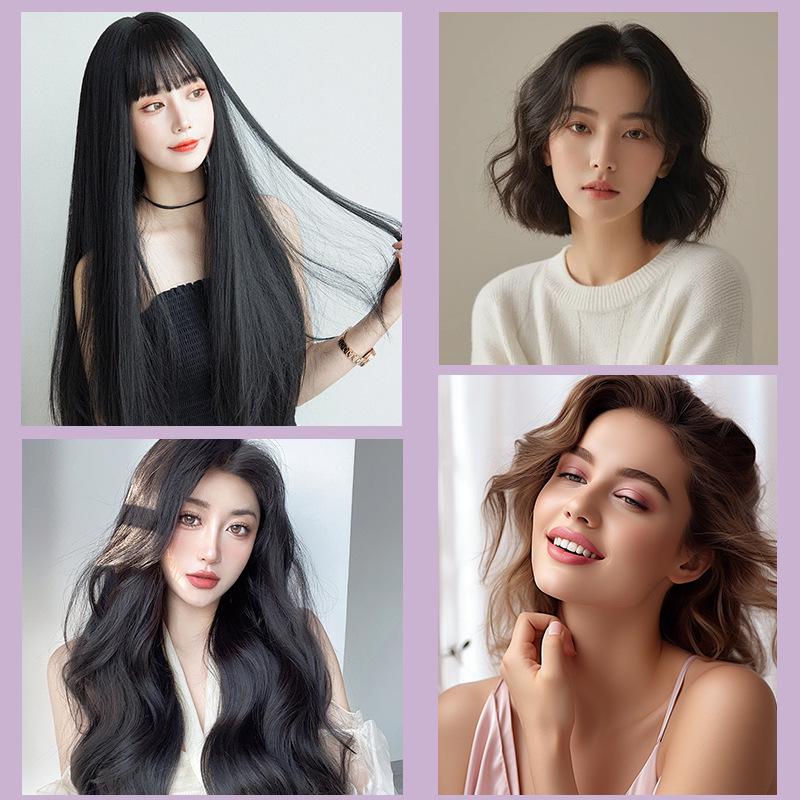 Dual-Use Electric Curling Iron & Mini Straightener for Women - Large Curls, Straightening, Bangs, and Perming.