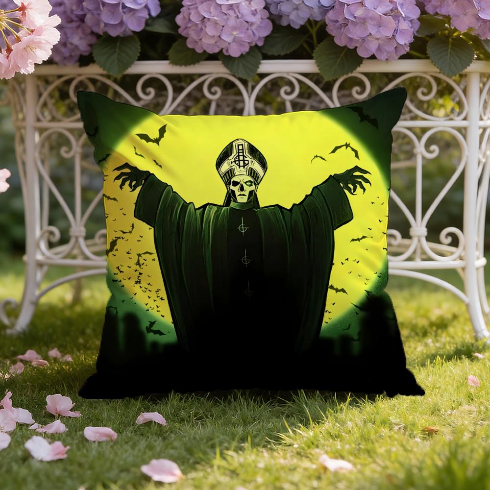 Band G-Ghost Cushion Cover Home & Car Dual-Scene Pillow Cover: Reversible for Premium Comfort