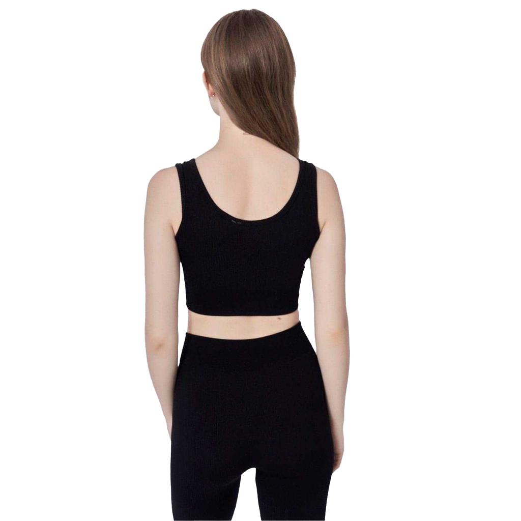 Miso Womens/Ladies Ribbed Premium Cotton Slim Crop Top