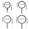 4Pcs 50/90/95/98 Calibre Baking Cup Gaskets Rust-proof Anti Scald Stainless Steel Gaskets Professional Heat Resistant