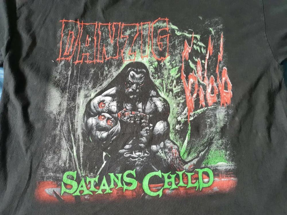 Danzig Band Gift For Friends Black T-Shirt Cotton Full Size Unisex T-Shirt S