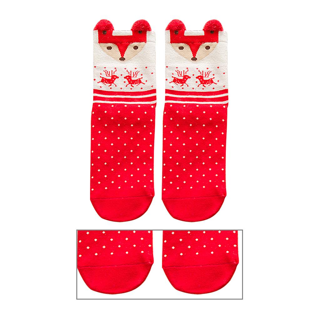 Christmas Socks Women Cotton Holiday Socks Women Themed Festival Decoration Breathable Winter Warm Socks