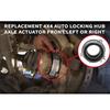 Durable Front Wheel Hub Locking Bearing Replaces 600105 7L1Z3C247A Hub Lock Actuator Smooth Driving Experience for F150