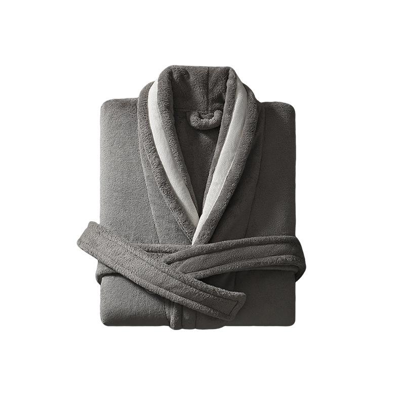 7A Antibacterial Quick-Dry Bathrobe, Water Absorbent Cotton Blend for Couples, Suitable for Adult Men and Women, Perfect for Autumn and Winter.