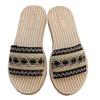 2025 Ethnic Style Plus Size Women's Flat Slippers - European & American Color-Matched Design