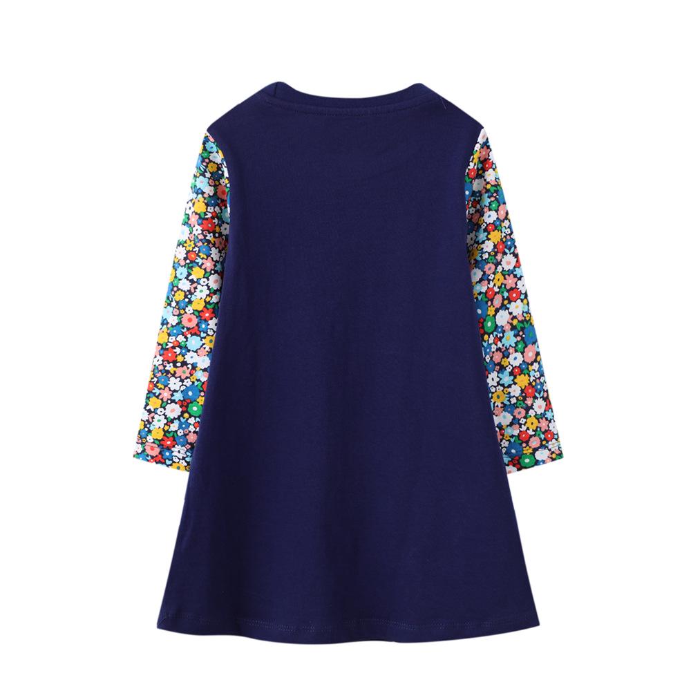 2026 New Spring/Autumn Girls' Long-Sleeve Knit Dresses
