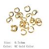 Wedding Anniversary Jewelry Materials Open Jump Rings 5 Colors 6 Sizes Accessories Parts Souvenir Accessories Parts