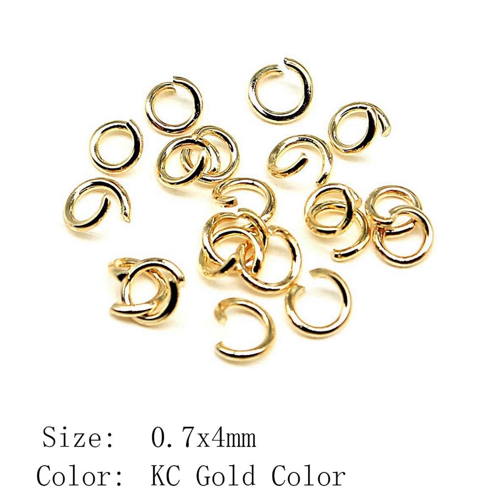Wedding Anniversary Jewelry Materials Open Jump Rings 5 Colors 6 Sizes Accessories Parts Souvenir Accessories Parts