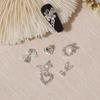 Nail Art Decorations: Bow, Heart, Moon, Flower, Butterfly, Rhinestones