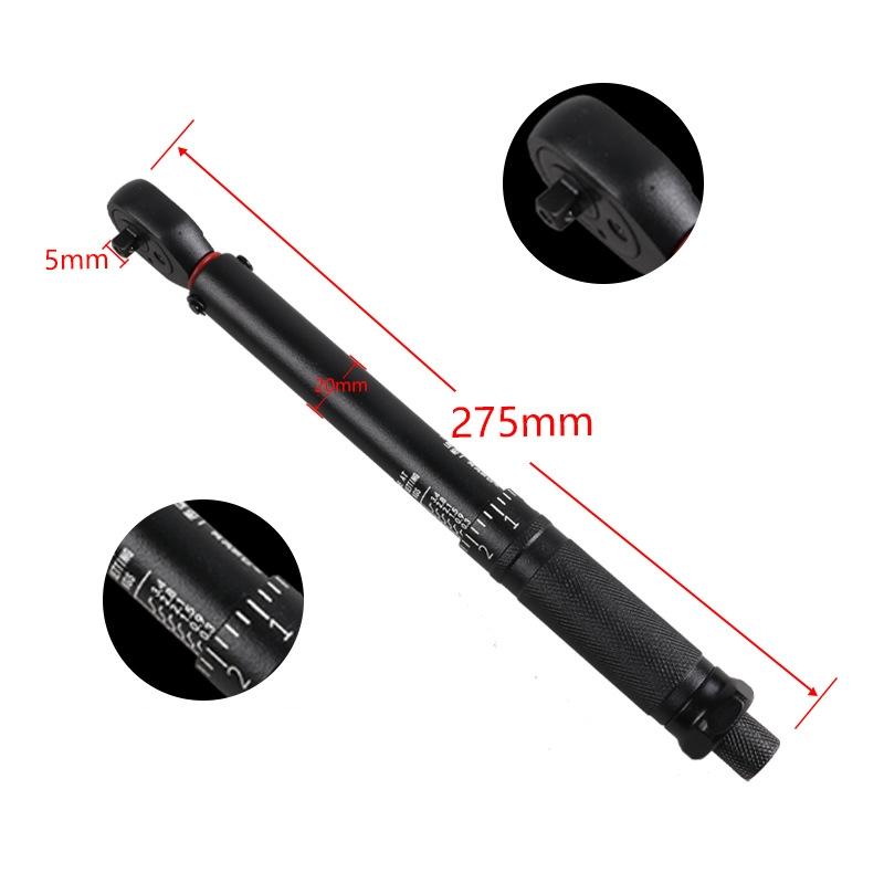 Torque Wrench 1/2'' 3/8'' 1/4'' Square Drive Bicycle Torques Key Two-way Ratchet Car Bike Automotive Hand Tool