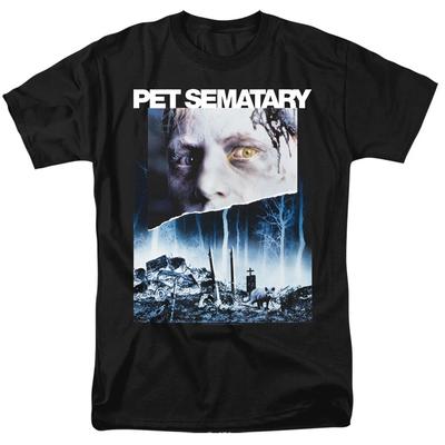 Friedhof der Kuscheltiere Farbpullover Kunst Herren T-Shirt S-5XL Lizenzierte Horrorfilm T-Shirt