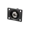 uxcell Guitar Mono Output Jack Plate, 6.35mm Input Socket for Gibson LP/EPI Les Paul Electric Guitars, Black