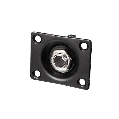 uxcell Guitar Mono Output Jack Plate, 6.35mm Input Socket for Gibson LP/EPI Les Paul Electric Guitars, Black