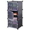 Modular Wardrobe Cabinet Shelf Furniture Cloakroom 6 Shelves Clothes Shoes