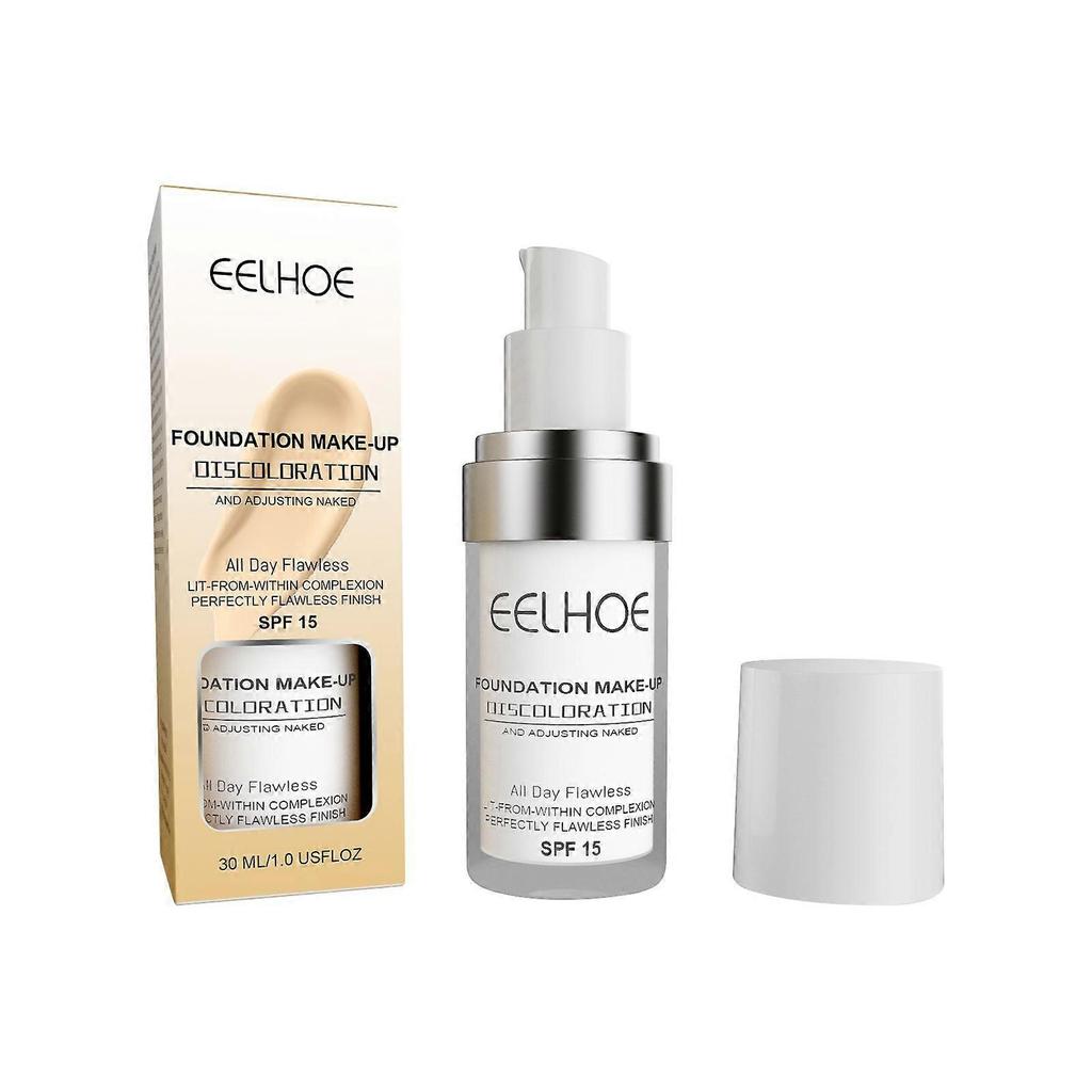 Color-Changing Liquid Foundation For Concealer, The Concealer Is Long Lasting Hydrating Moisture, Waterproof, Perspiration Proof And Brightening Skin