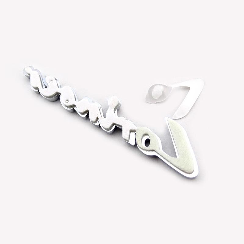 3D chroom Lorinser autoletter achterembleem auto badge sticker logo decal voor benz