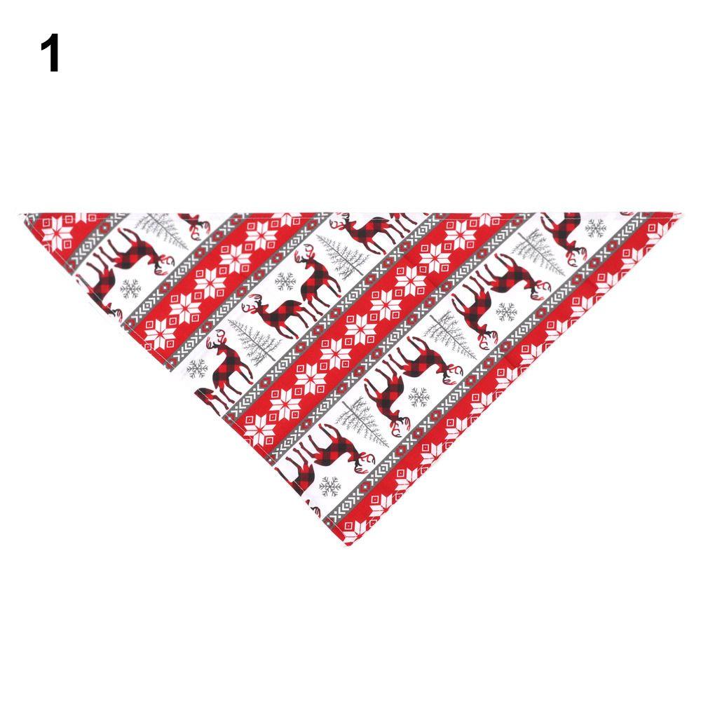 Nya Husdjurskostymtillbehör Tryckta haklappar Husdjursbandana Triangulär halsduk Hundkatt Halsband