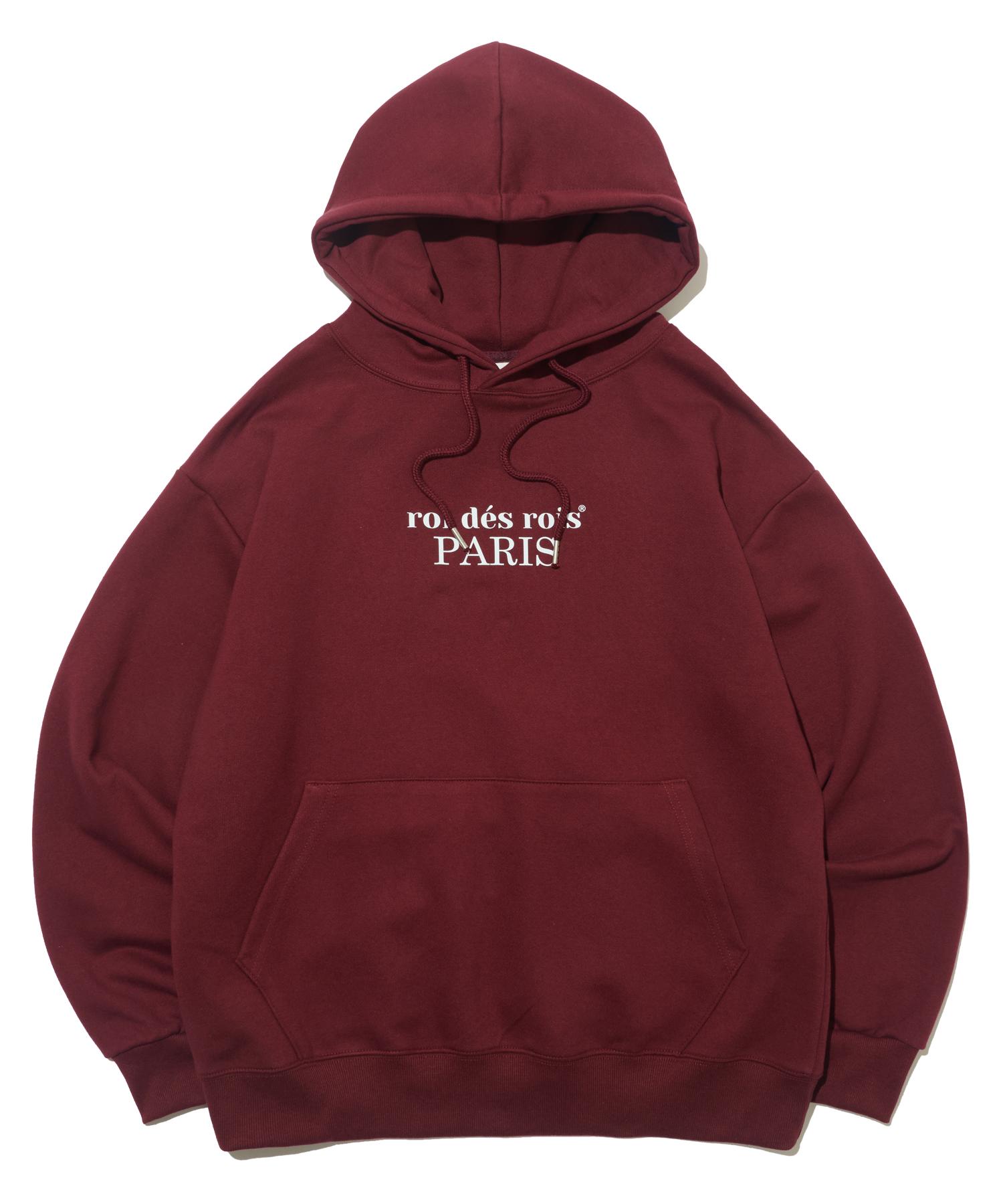 Road Road Origin Paris Hoodie (Wine) Fleece-Lined Xl