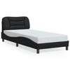 VidaXL Bed Frames Without Mattress Hvar, Upholstered Bed, Slat Base, Single Bed, Adult Bedroom Bed 3207974
