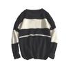 Tröja Herr Rundhals Ny Hongkong-stil Randig Lös Koreansk Casual Stickad Tröja Fladdermusärm Pullover