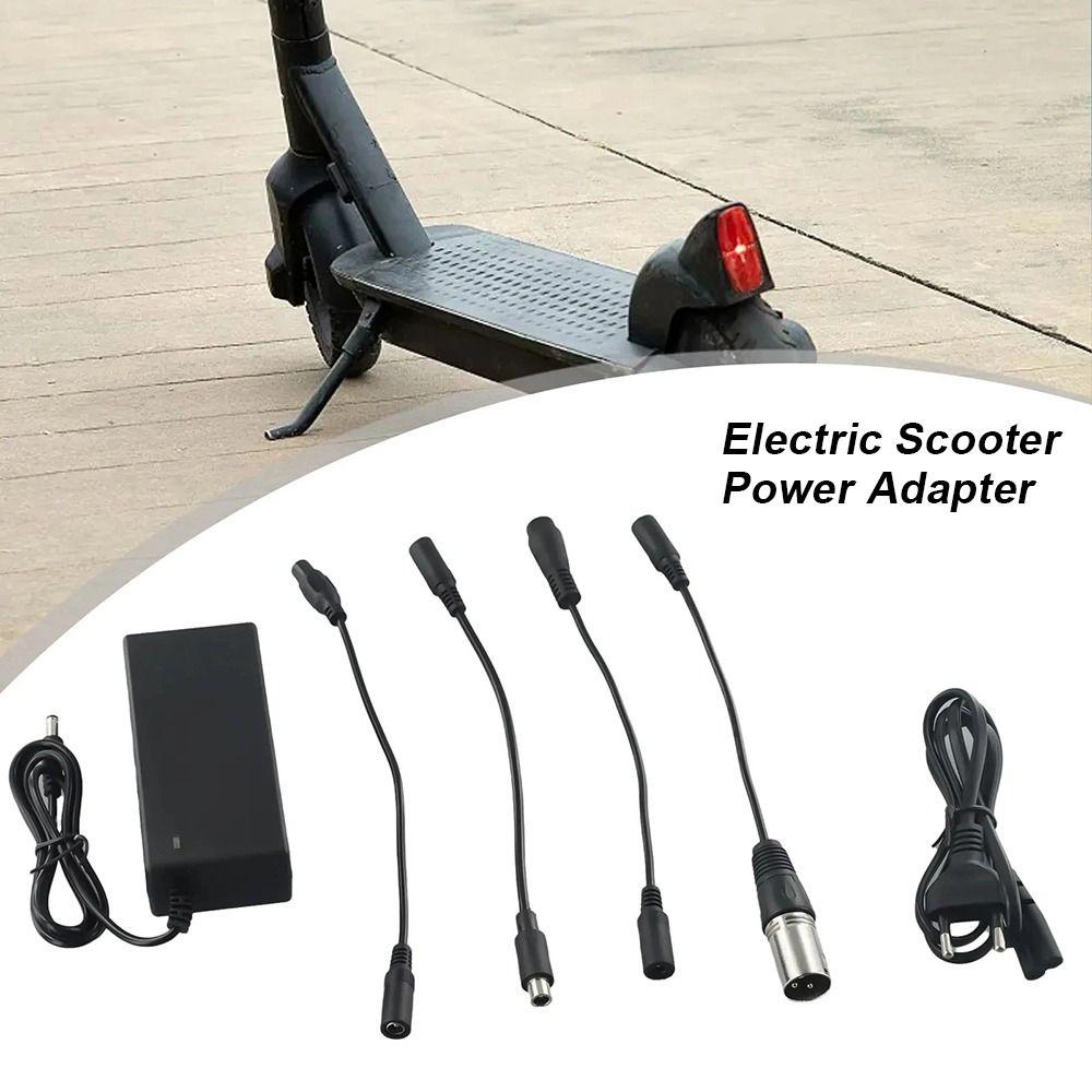 1Set AC 100-240V Electric Scooter Power Adapter For 24-36V Lithium Battery Charger