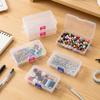 Flip Cover Transparent Storage Box Rectangle Sewing Storage Box  Jewelry Storage