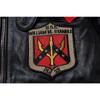 Chinese Size Men Genuine Leather Jacket Quilted Patches 100% Cowhide & Natural Fur Collar Flight Coat Aviator Clothing Winter