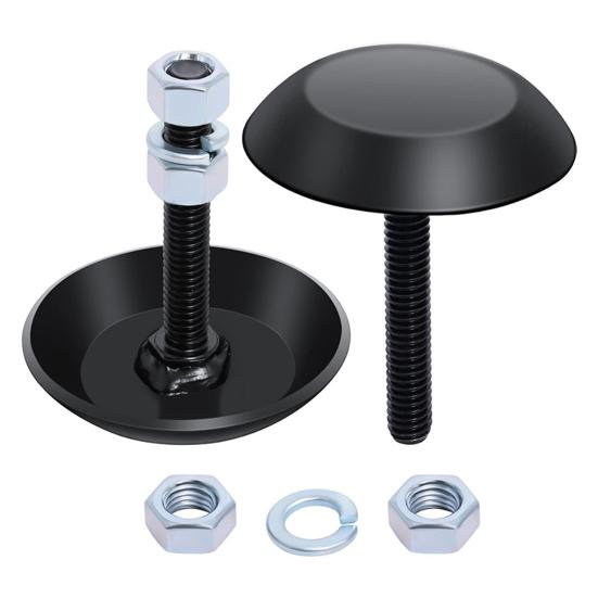 Universal Snow Plow Skid Shoes ATV UTV 2 Heavy-Duty Anti-Slip Shoes with Nuts Washer Hardened Steel Skid Shoes