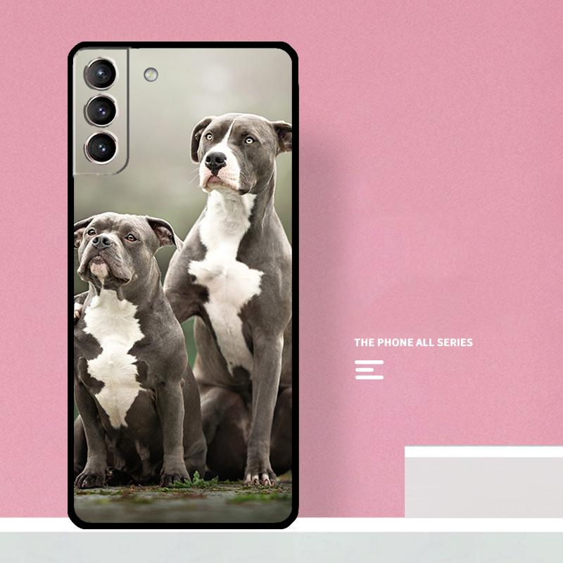 Pit Bull Lovely Dog Pitbull Phone Case For Samsung Galaxy S23 Ultra Plus S21 S22 Ultra S20 FE S9 S10 Note 10 20 Ultra