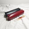 PU Leather Pencil Case Small Portable Makeup Brush Storage Bag Students Large Capacity Stationery Box School Supplies