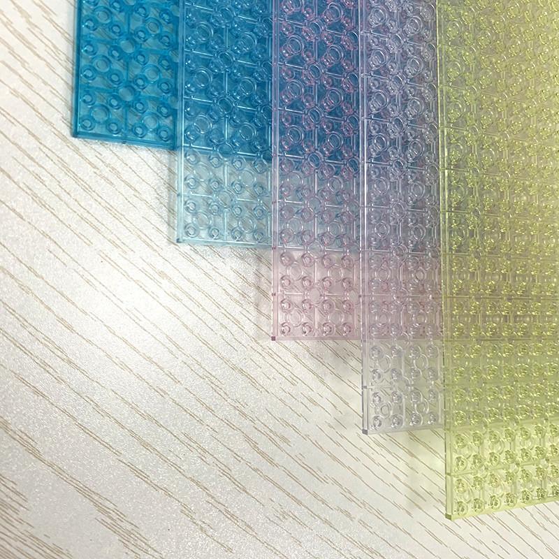 Non-Toxic 16X32 Dots Double-Sided Base Plate High Transparent Baseplate For Figures Building Blocks Toys City Plates Construction Blocks