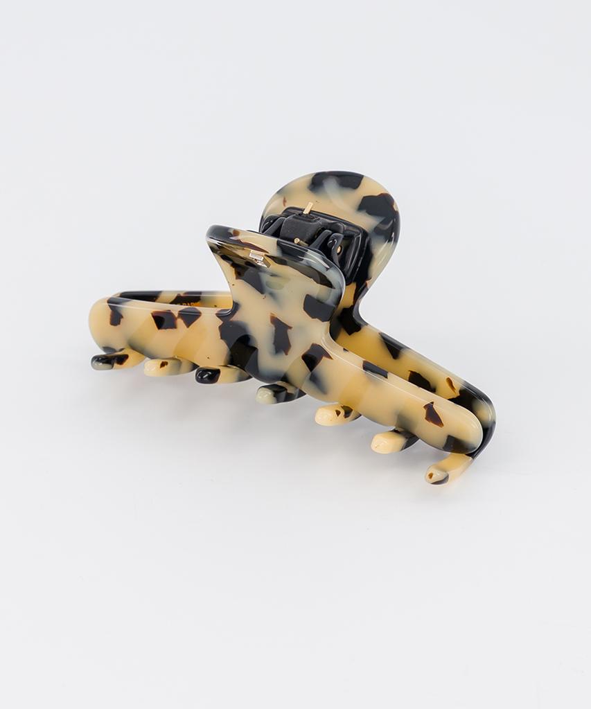 Alexandredeparis Raspai Hair Clip Beige Tortoise 8.5