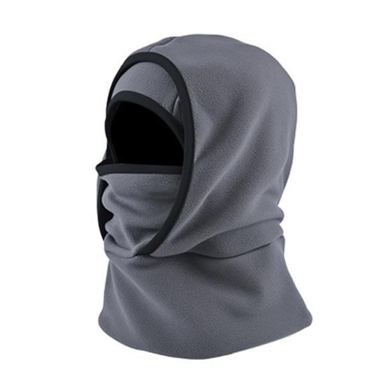 Skiing Headgear Outdoor Winter Warm Hat 3-in-1 Integrated Thermal Hood Scarf Face Guard Sports Running Hat