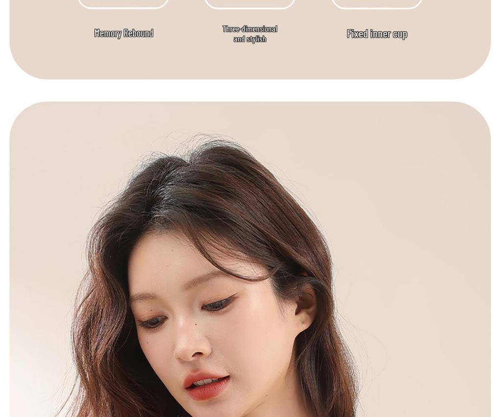 Seamless Backless U-Shaped Push-Up Bra with Thin Straps for Summer