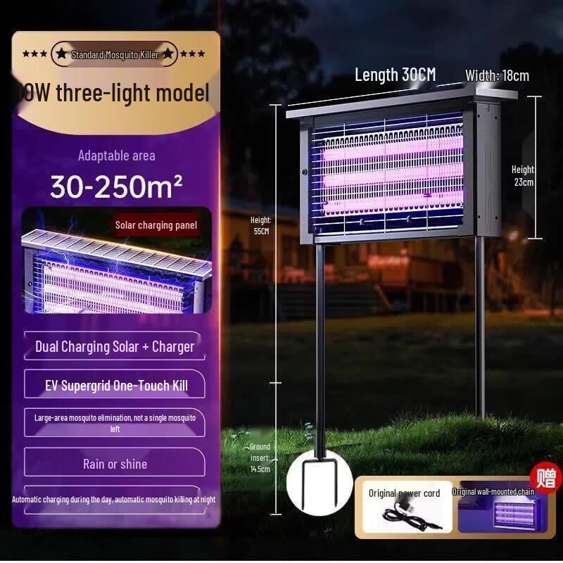 Solar Outdoor Mosquito & Insect Killer Lamp
