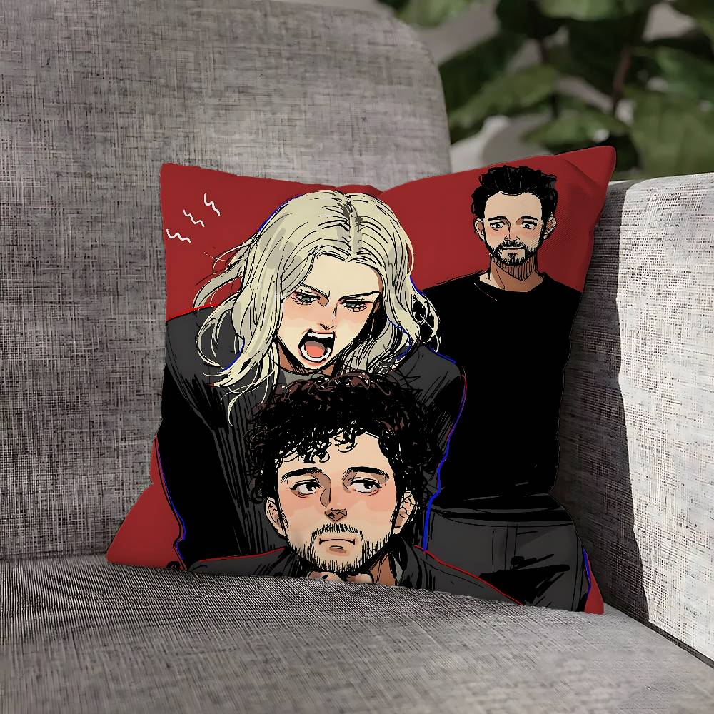 Rock E-Emily A-Armstrong Throw Pillow Case For 45x45cm 40x40cm 55x55cm 50x50cm 30x30cm Square Car Pillowcase Shell