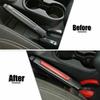 Red Carbon Fiber Handbrake Handle Decor Trim For Jeep Wrangler JK Accessories