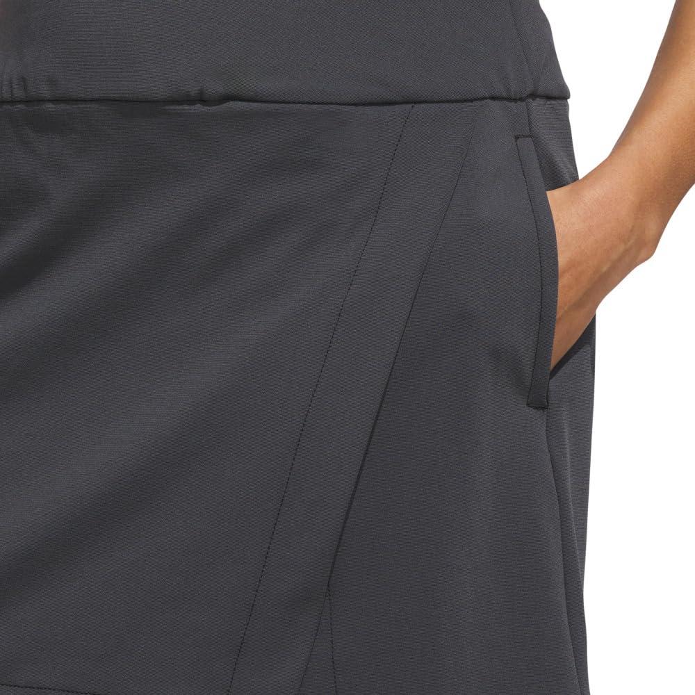 Adidas Golf Beyond the Course Stretch Wrap Skirt, Women's, Carbon/Black