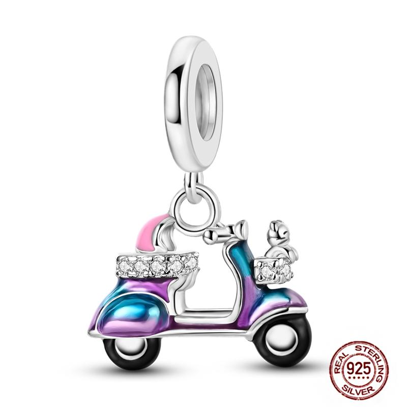 Daily Articles Copper Pink Perfume Charms Camera Dumbbell Smart Watch Beads Fit Original Bracelets Diy Jewelry Gift