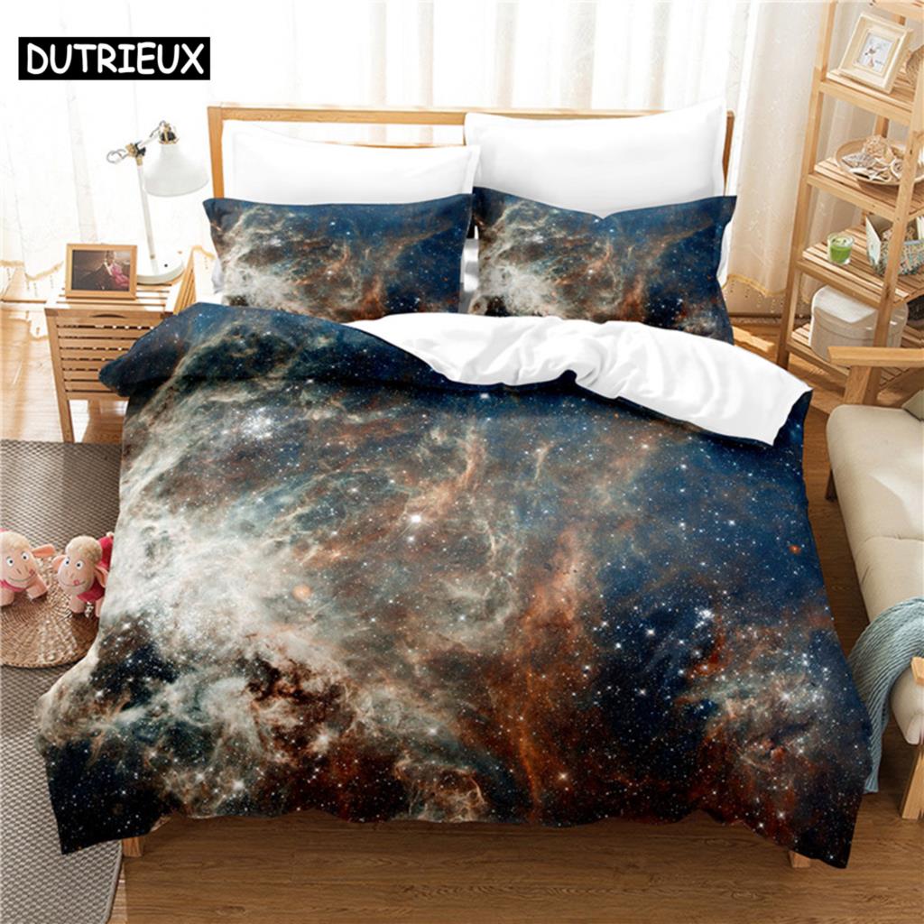 Starry Sky Bedding Set Duvet Cover Set 3D Bedding Digital Printing Bed Linen Queen Size Bedding Set Fashion Design