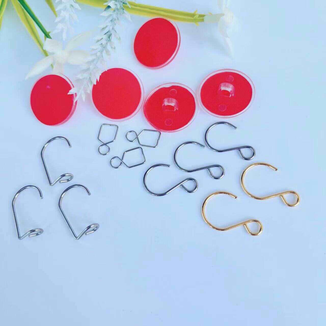 

Adhesive Ceiling Hooks for Hanging Ornaments and Curtain Accessories 10 Adhesive Pieces