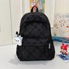 Girls backpack dopamine candy color junior high school students light shopping travel large capacity backpack