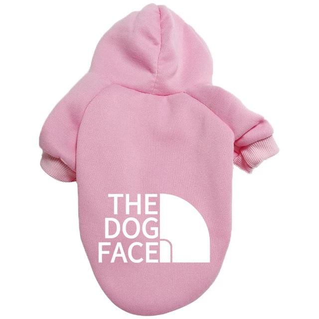 

Pet Hoodies Clothes Winter Warm Dog Hoodie Large Dog Clothing Dog Fans Fashion For Chihuahua French Bulldog Costume XS 1KG-1.5KG розовый