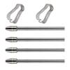Titaniums Alloy Tip Replacement for N10 20 S9FE S7FE S6lite Pencil Nibs Seamlessly Drawing on Device