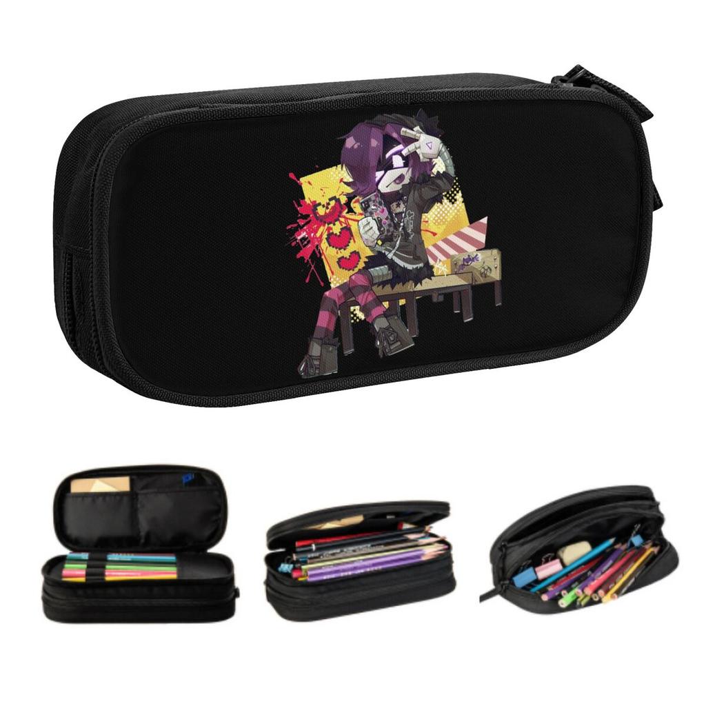 Custom Kawaii Murder Drones Uzi Doorman Pencil Cases for Girls Boys Large Capacity Pencil Bag School Supplies