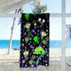 Zombie Invasion Pattern Beach Towel Quick-Dry Soft Microfiber Comfortable Lightweight